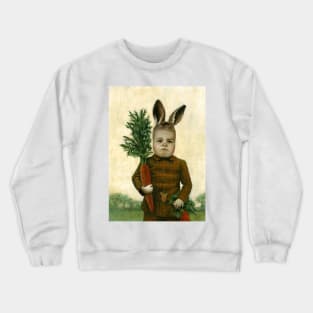 Victorian Rabbit Boy Crewneck Sweatshirt